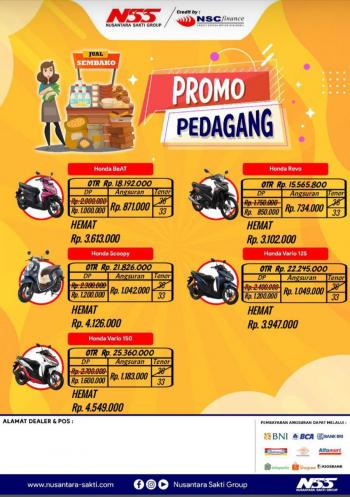 Honda NSS Kedaton mengadakan Program Khusus Pedagang dalam masa promosi bulan April 2021.